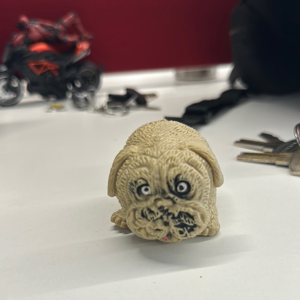 Charming Tan Dog Figurine